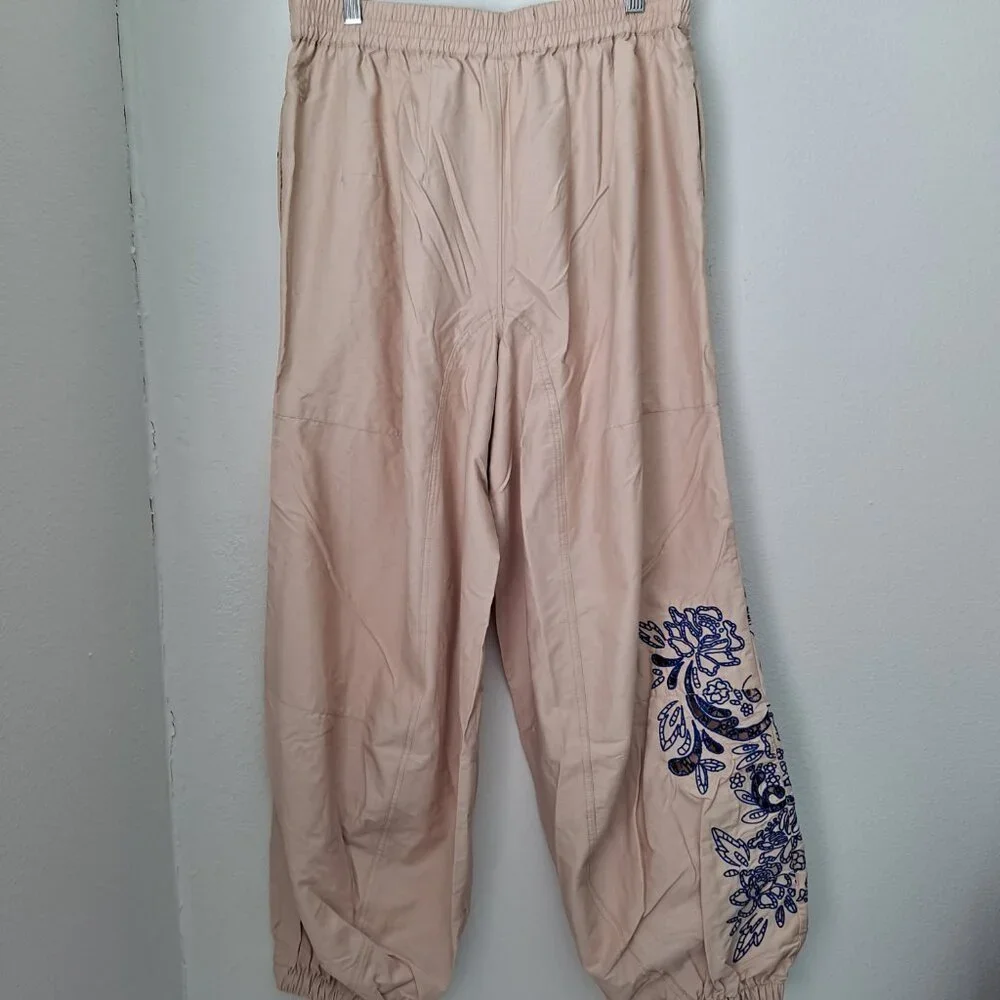 NWOT Free People Baller embroidered pants